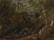 Catskill Waterfall John Frederick Kensett